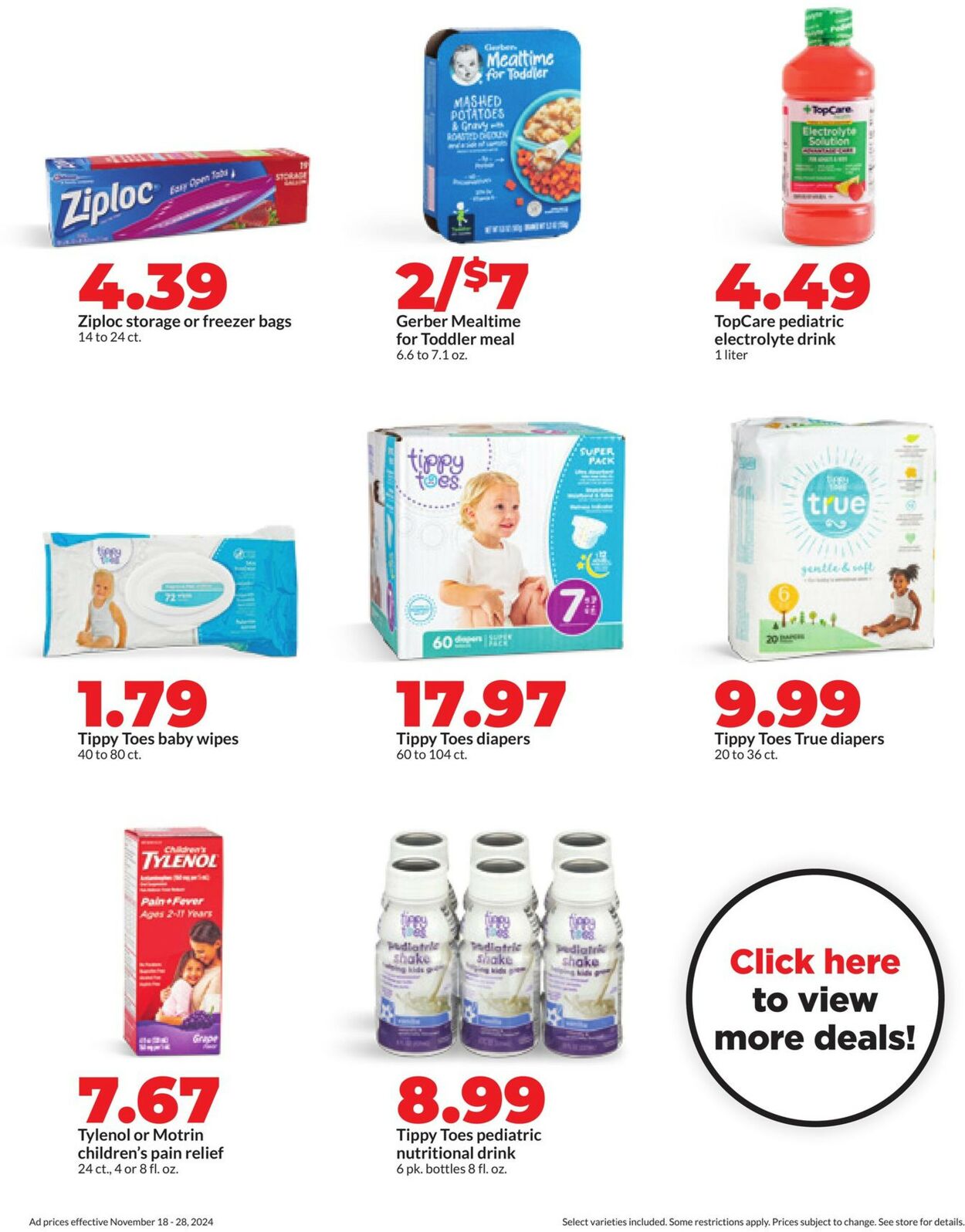 Catalogue HyVee from 11/18/2024