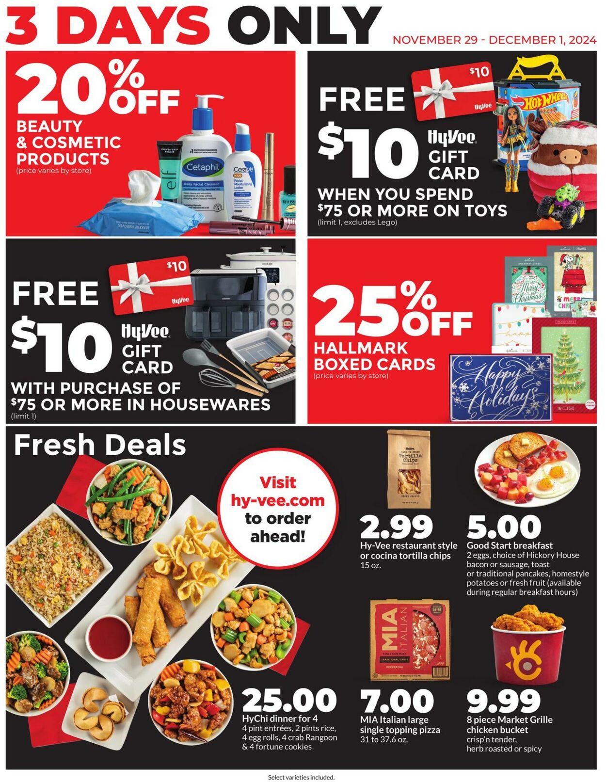 Catalogue HyVee from 11/29/2024