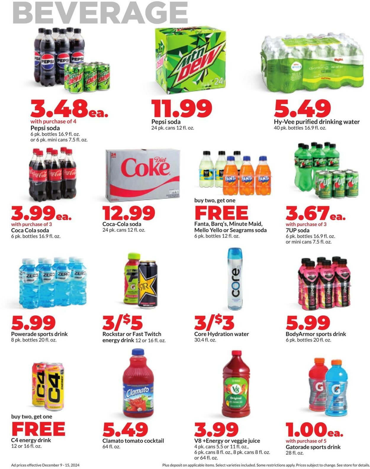 Catalogue HyVee from 12/09/2024