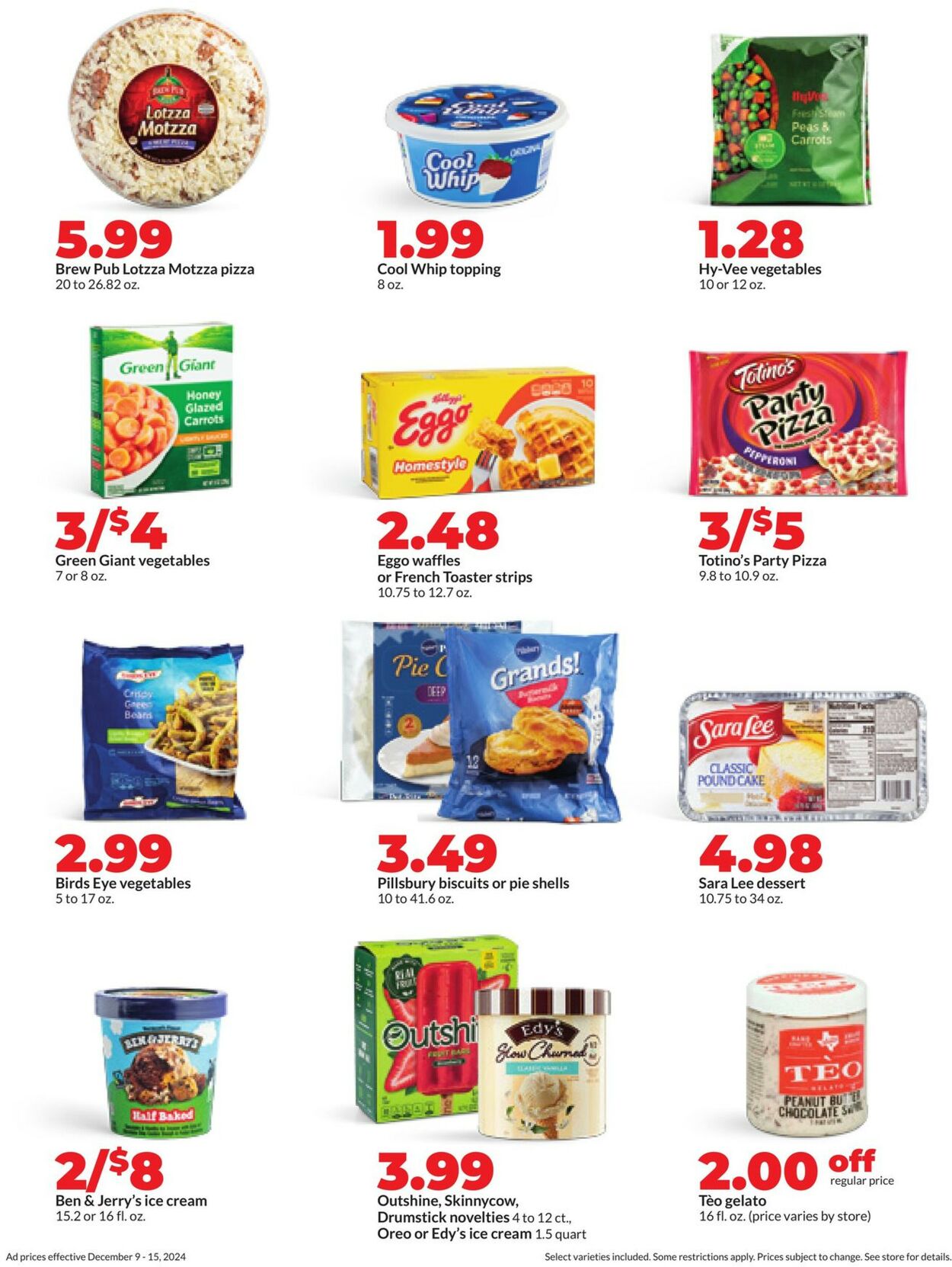 Catalogue HyVee from 12/09/2024