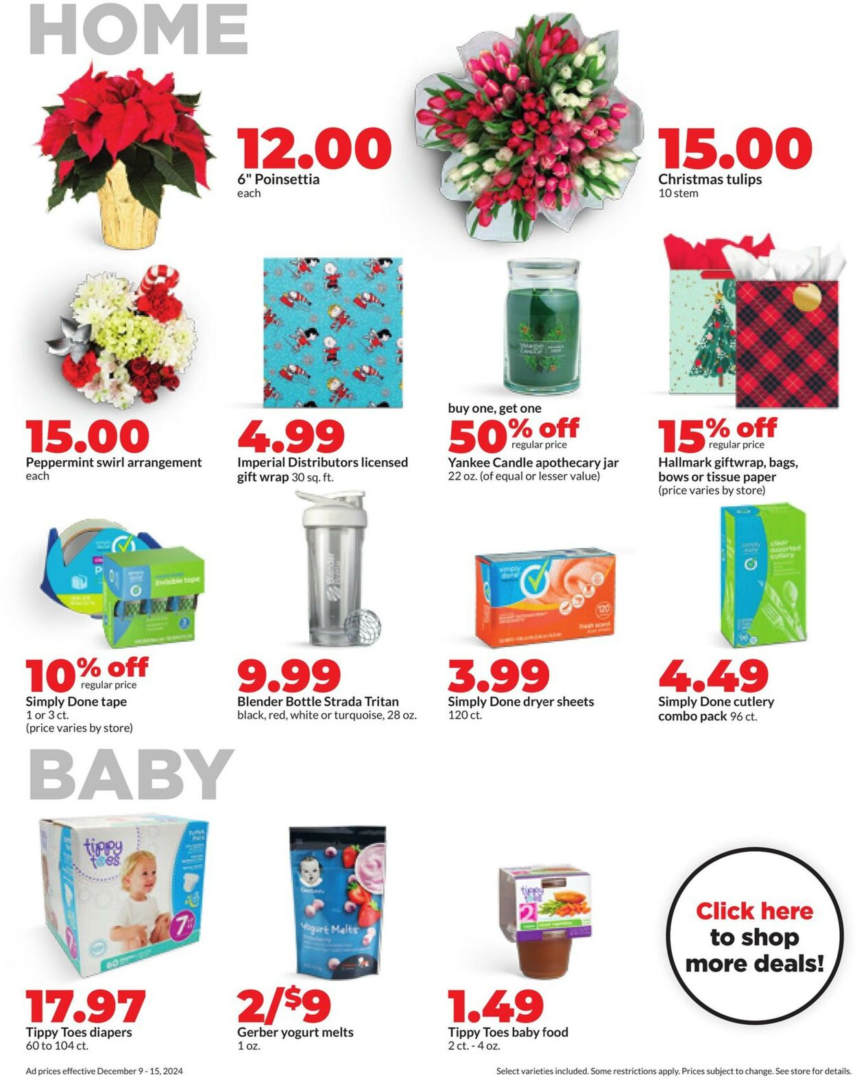 Catalogue HyVee from 12/09/2024