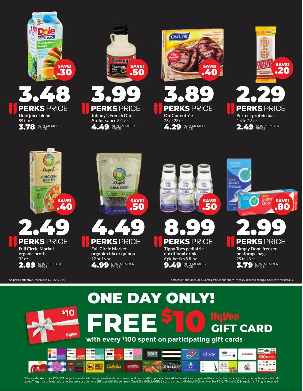 Catalogue HyVee from 12/16/2024