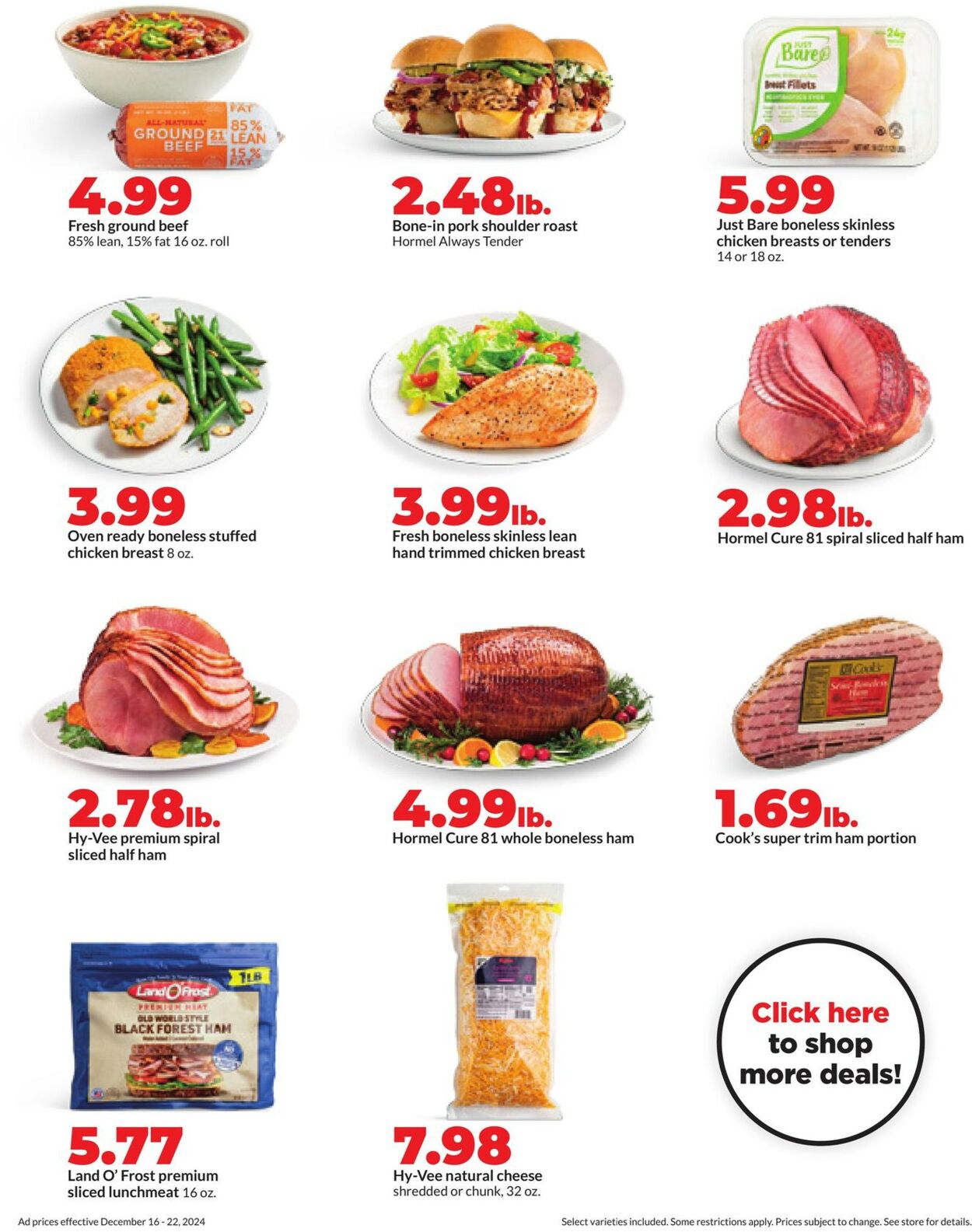 Catalogue HyVee from 12/16/2024