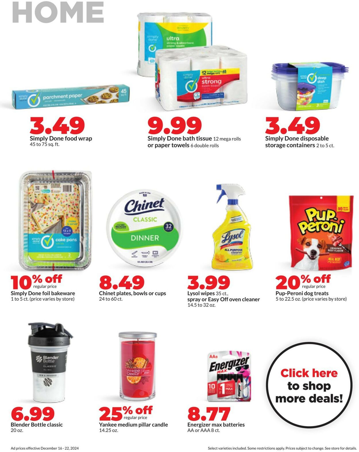 Catalogue HyVee from 12/16/2024