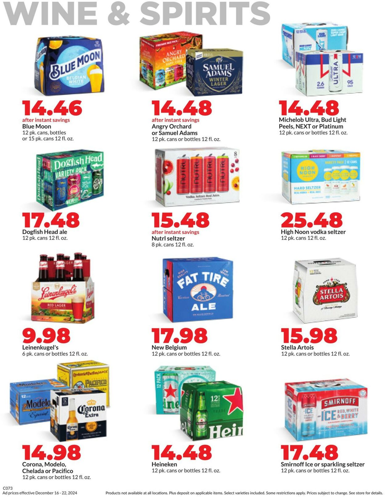 Catalogue HyVee from 12/16/2024