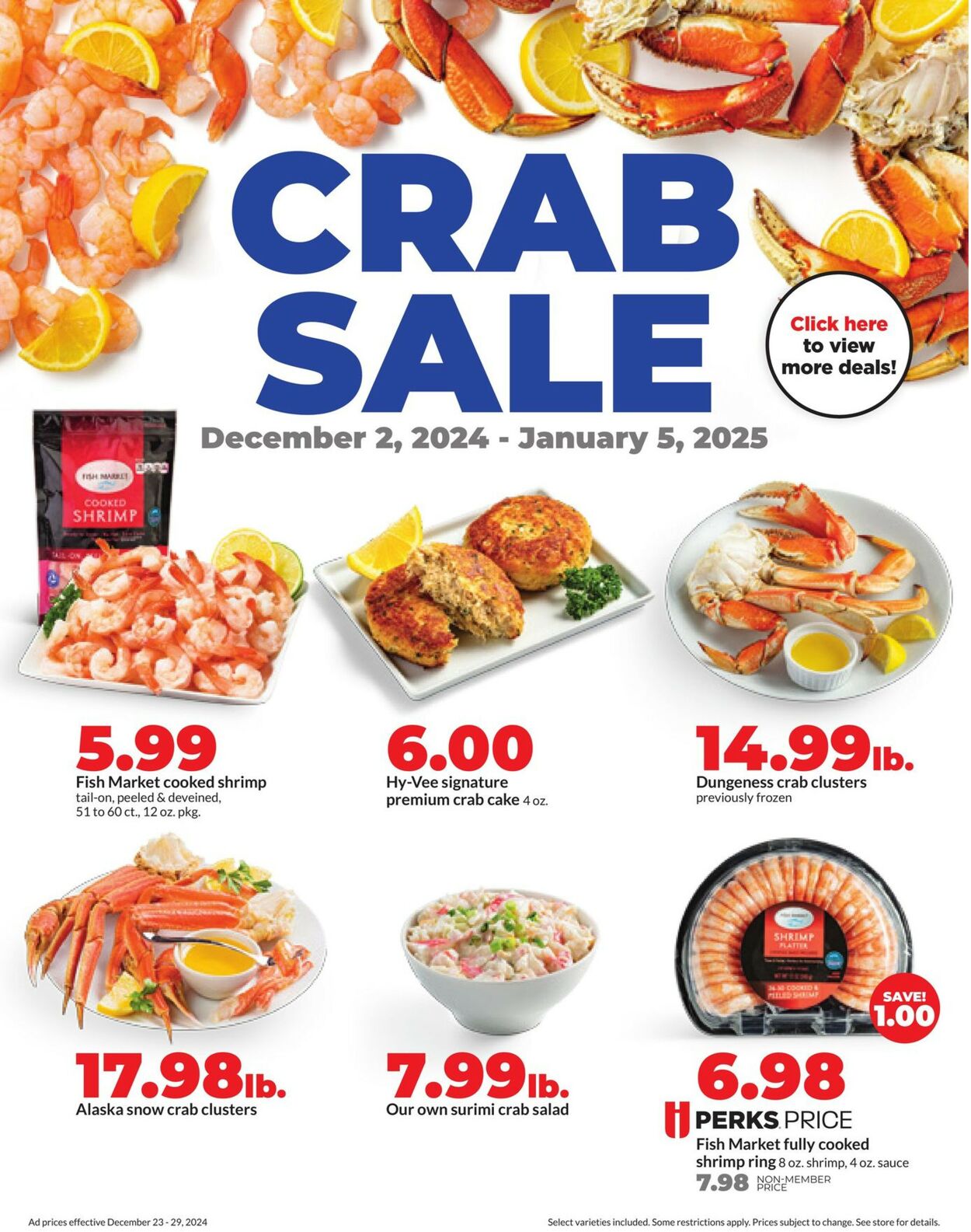 Catalogue HyVee from 12/23/2024