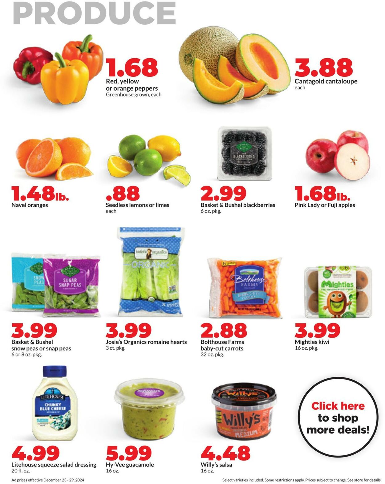 Catalogue HyVee from 12/23/2024