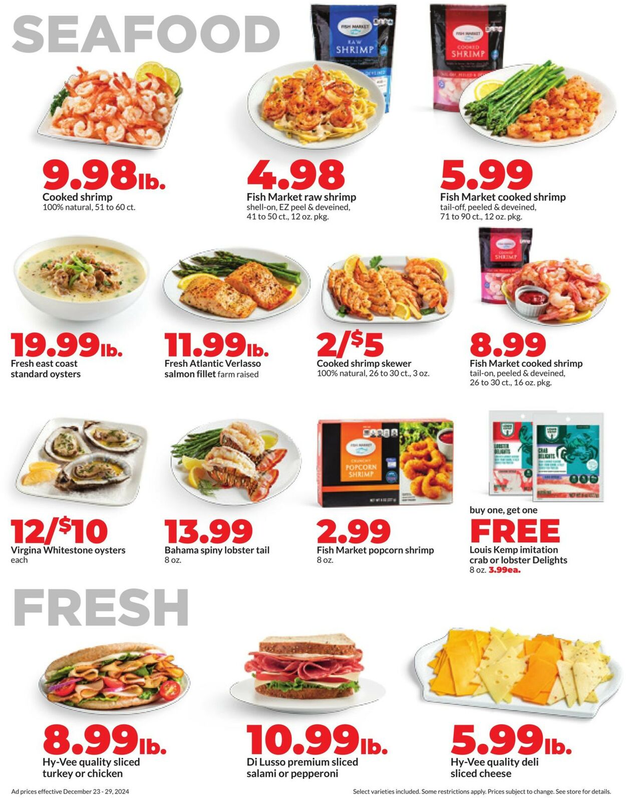 Catalogue HyVee from 12/23/2024