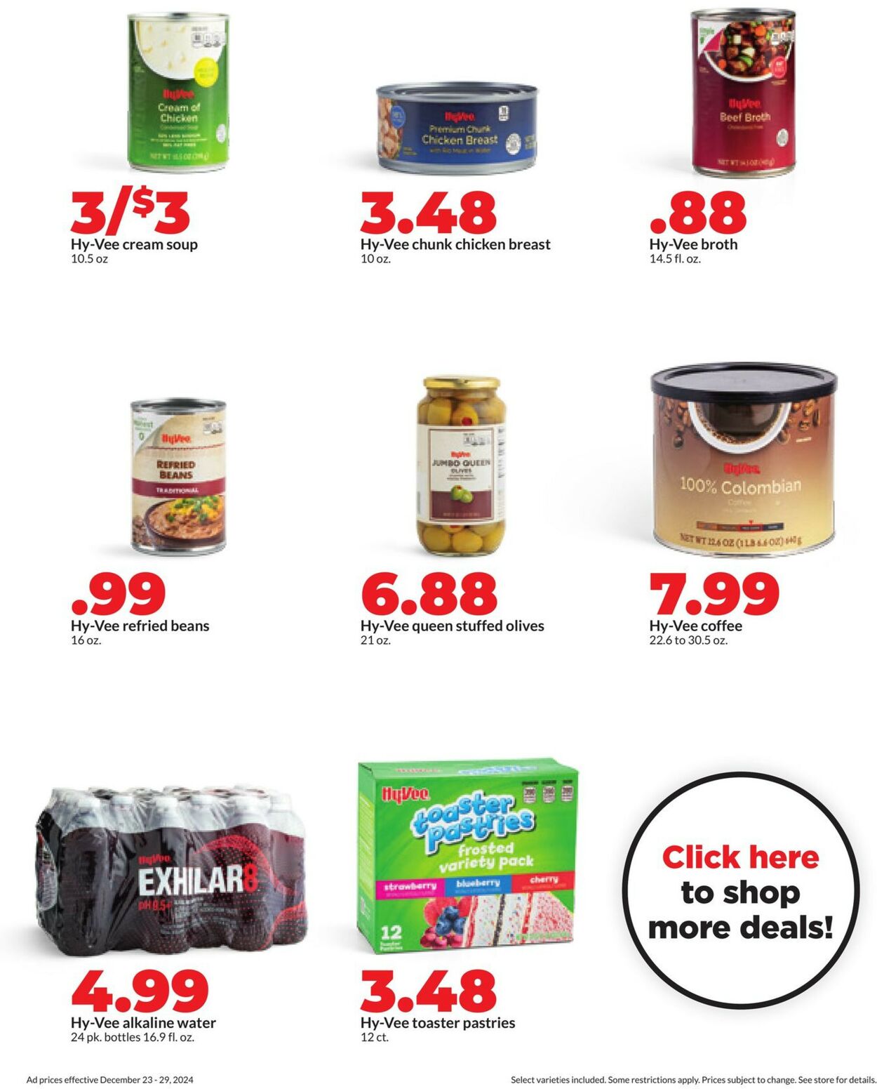 Catalogue HyVee from 12/23/2024