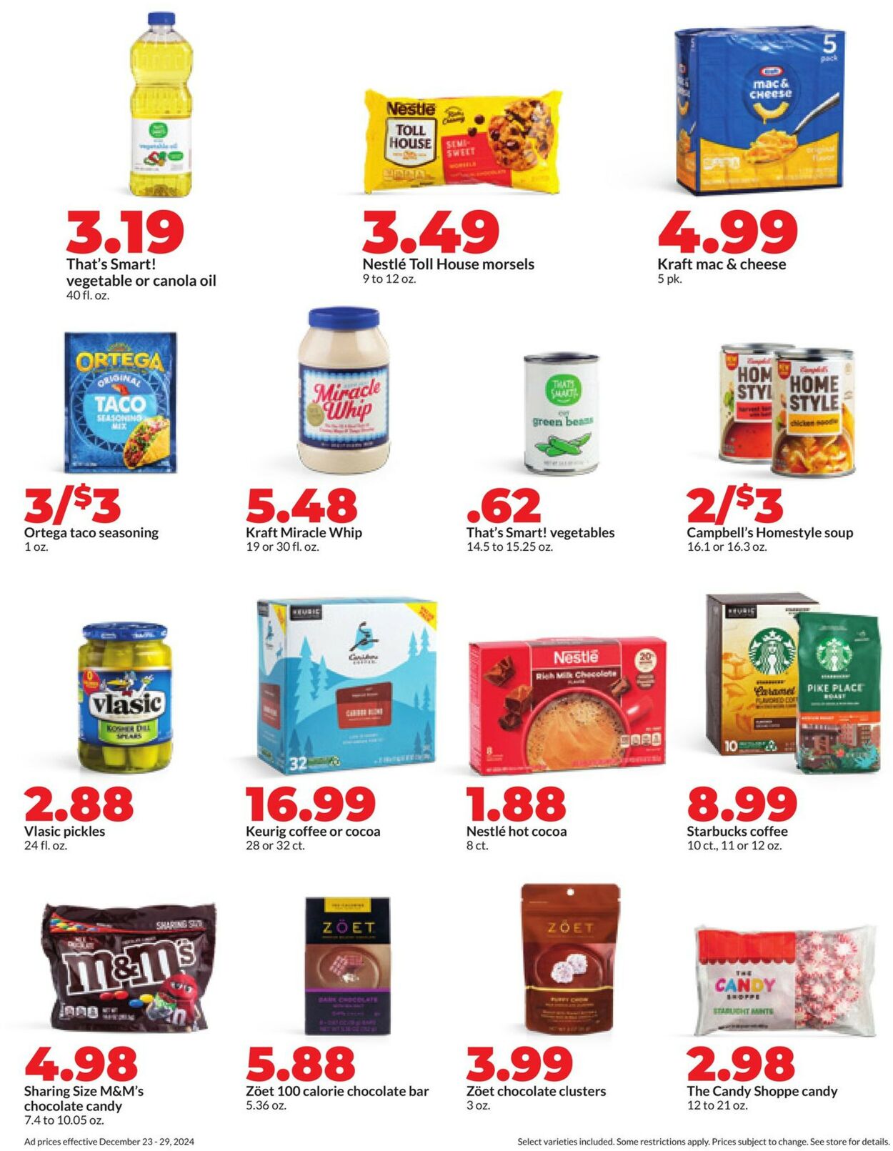 Catalogue HyVee from 12/23/2024