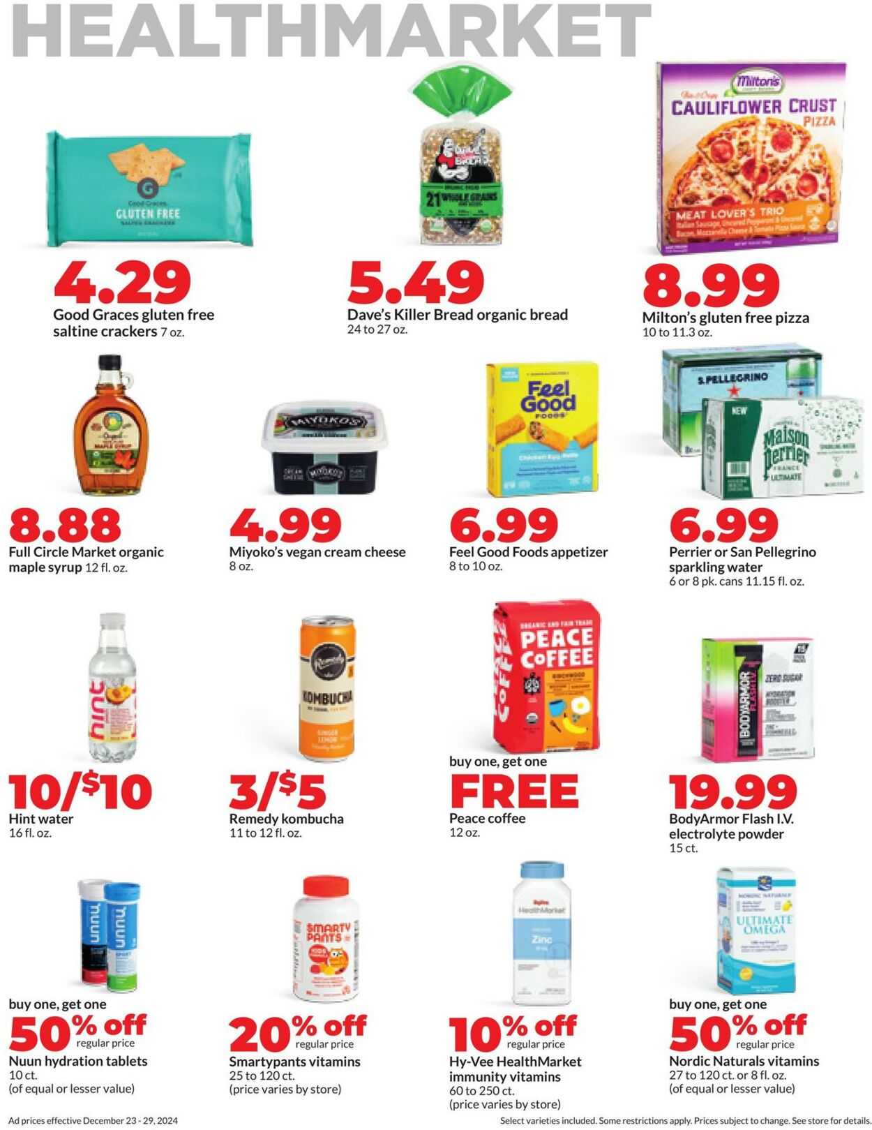 Catalogue HyVee from 12/23/2024