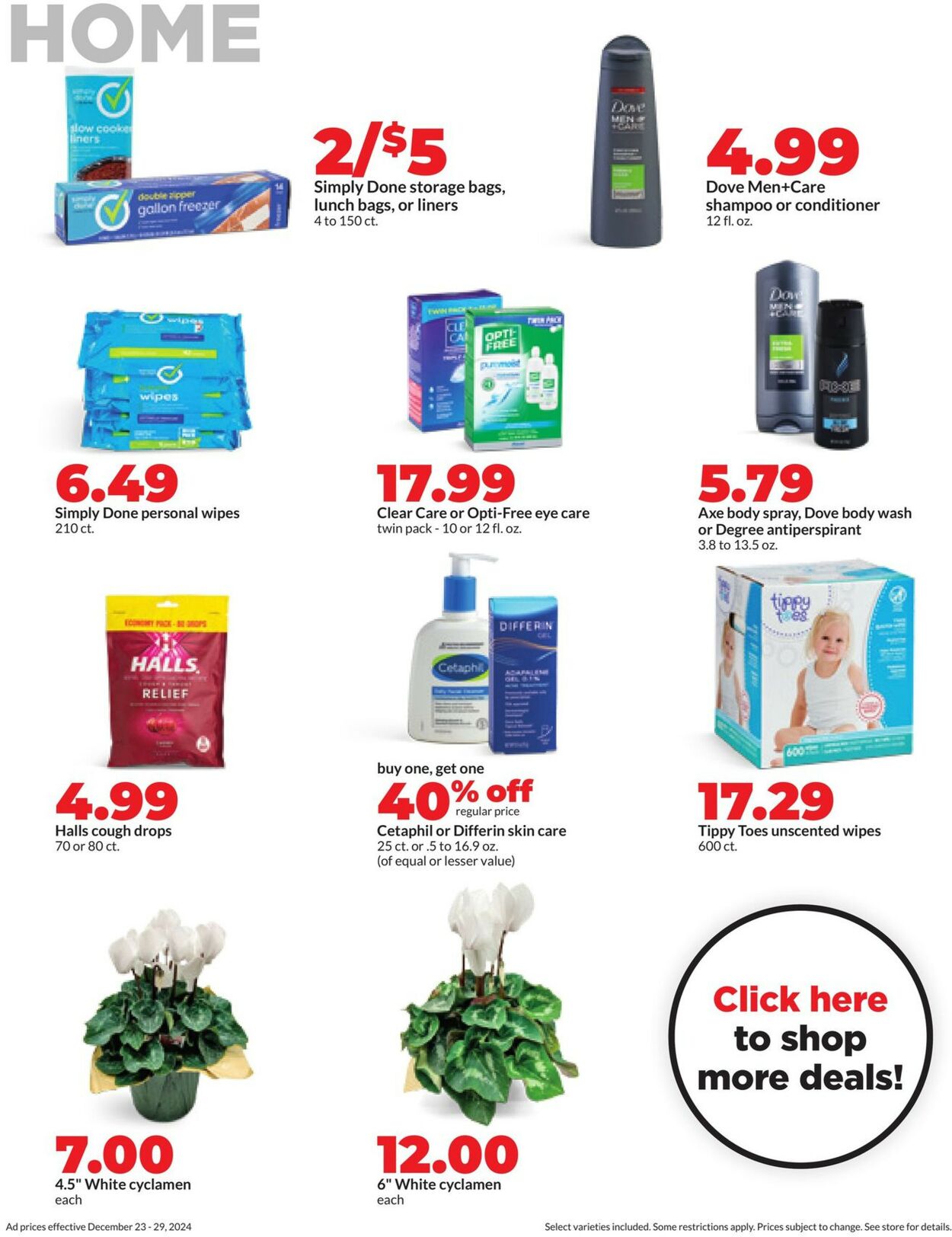 Catalogue HyVee from 12/23/2024