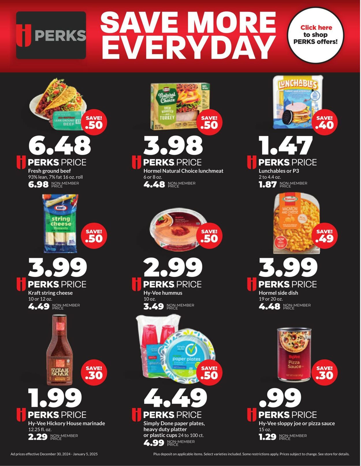 Catalogue HyVee from 12/30/2024