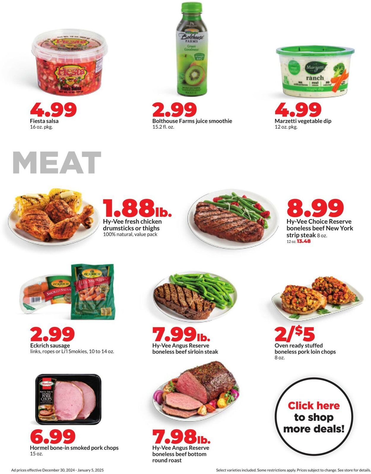 Catalogue HyVee from 12/30/2024