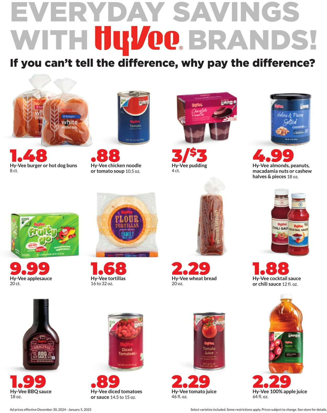 Catalogue HyVee from 12/30/2024