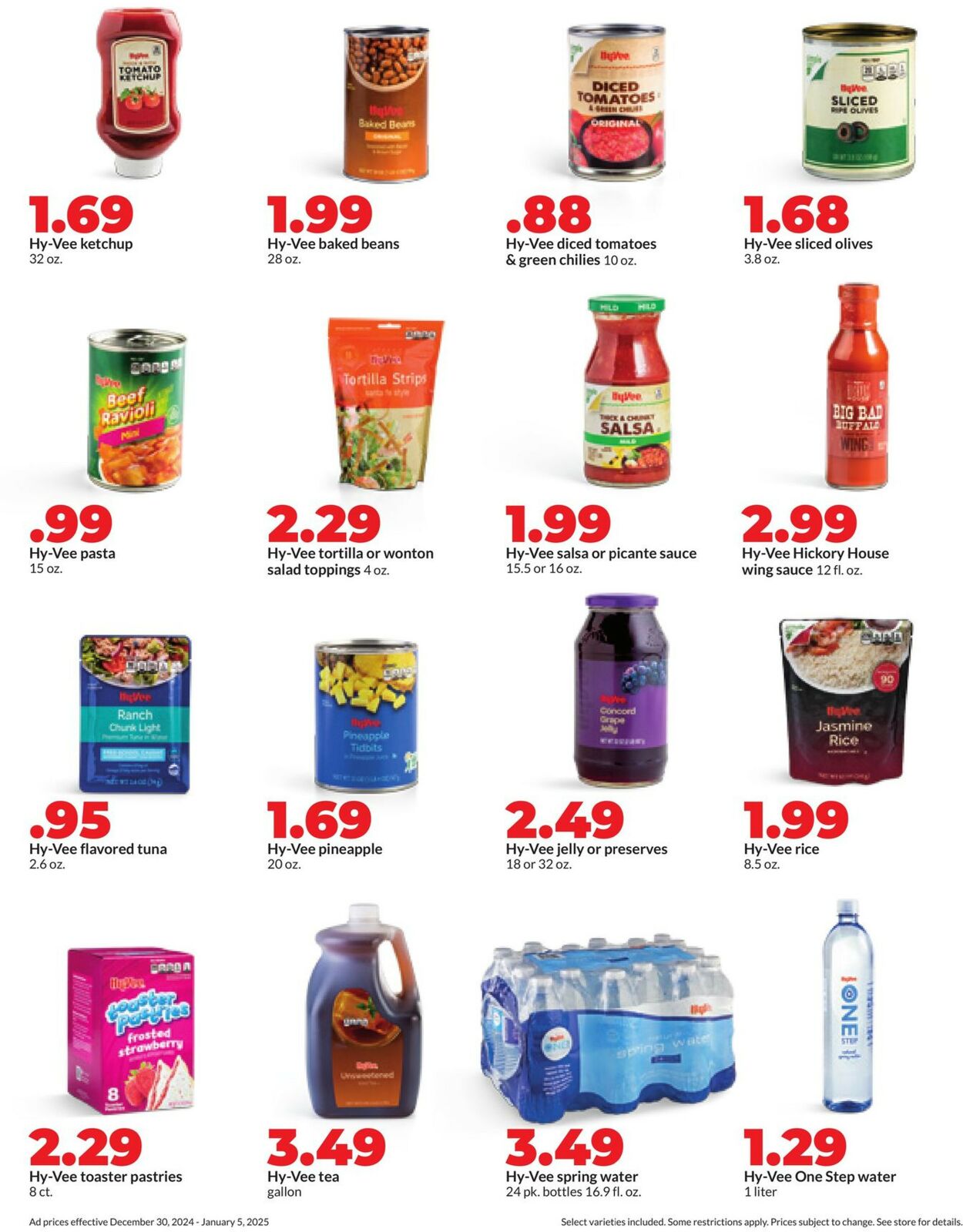 Catalogue HyVee from 12/30/2024