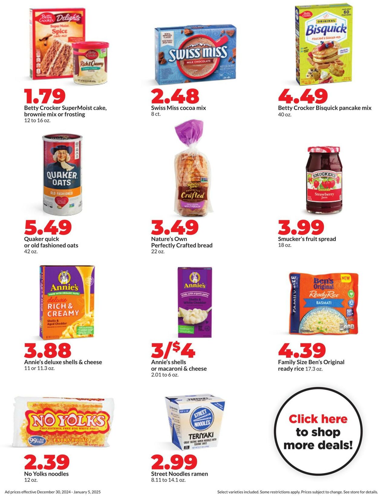 Catalogue HyVee from 12/30/2024