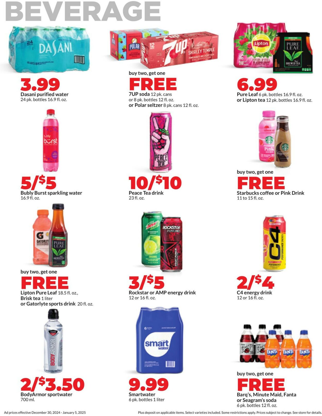 Catalogue HyVee from 12/30/2024