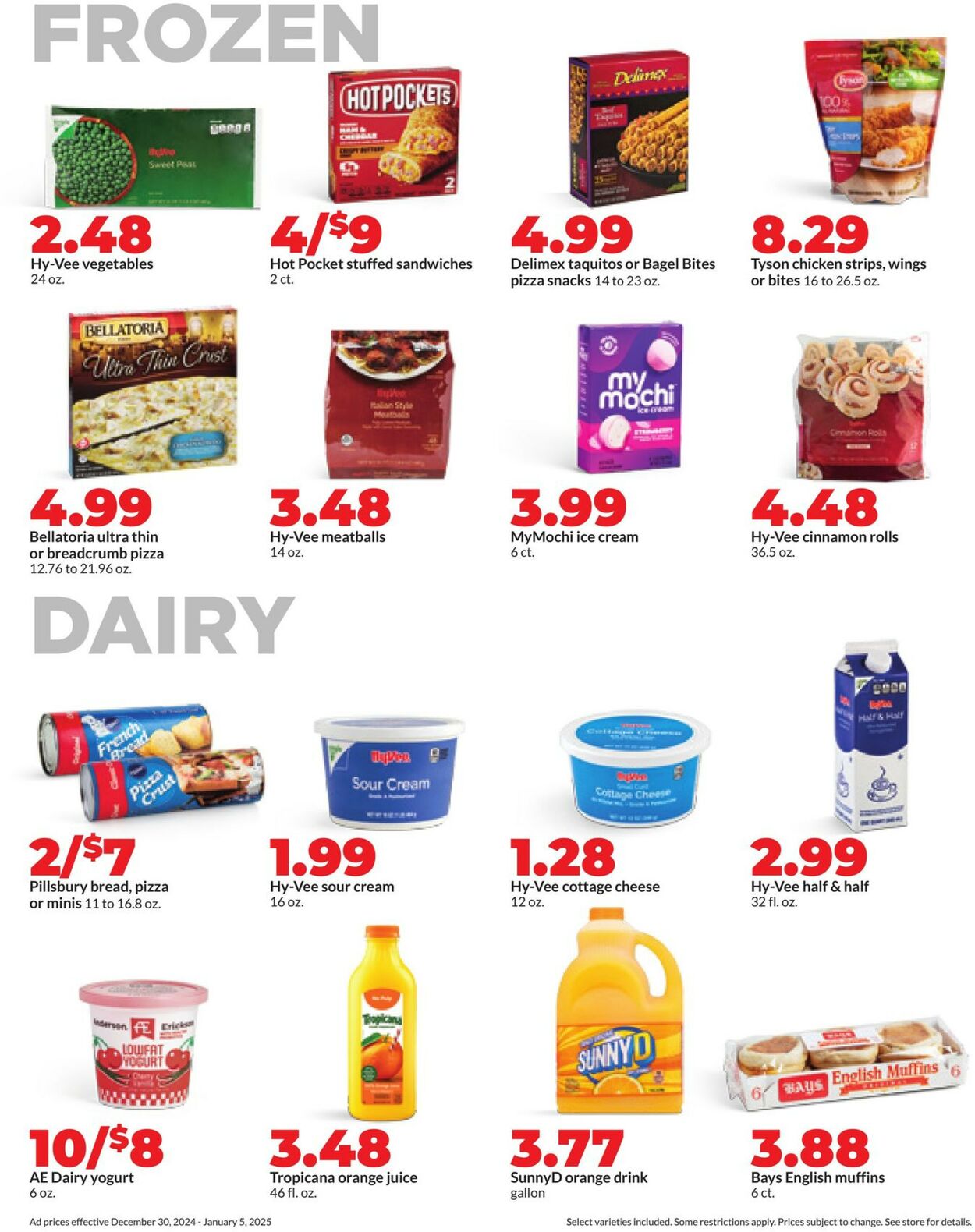 Catalogue HyVee from 12/30/2024