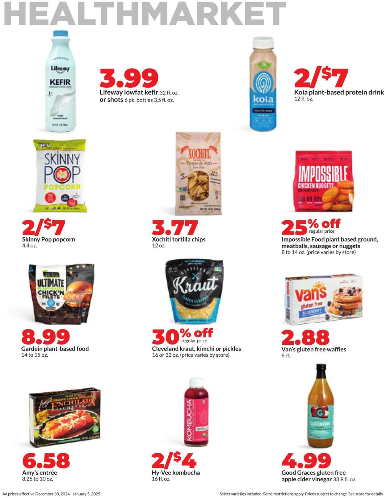 Catalogue HyVee from 12/30/2024