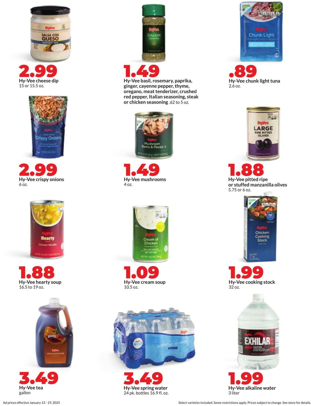 Catalogue HyVee from 01/13/2025