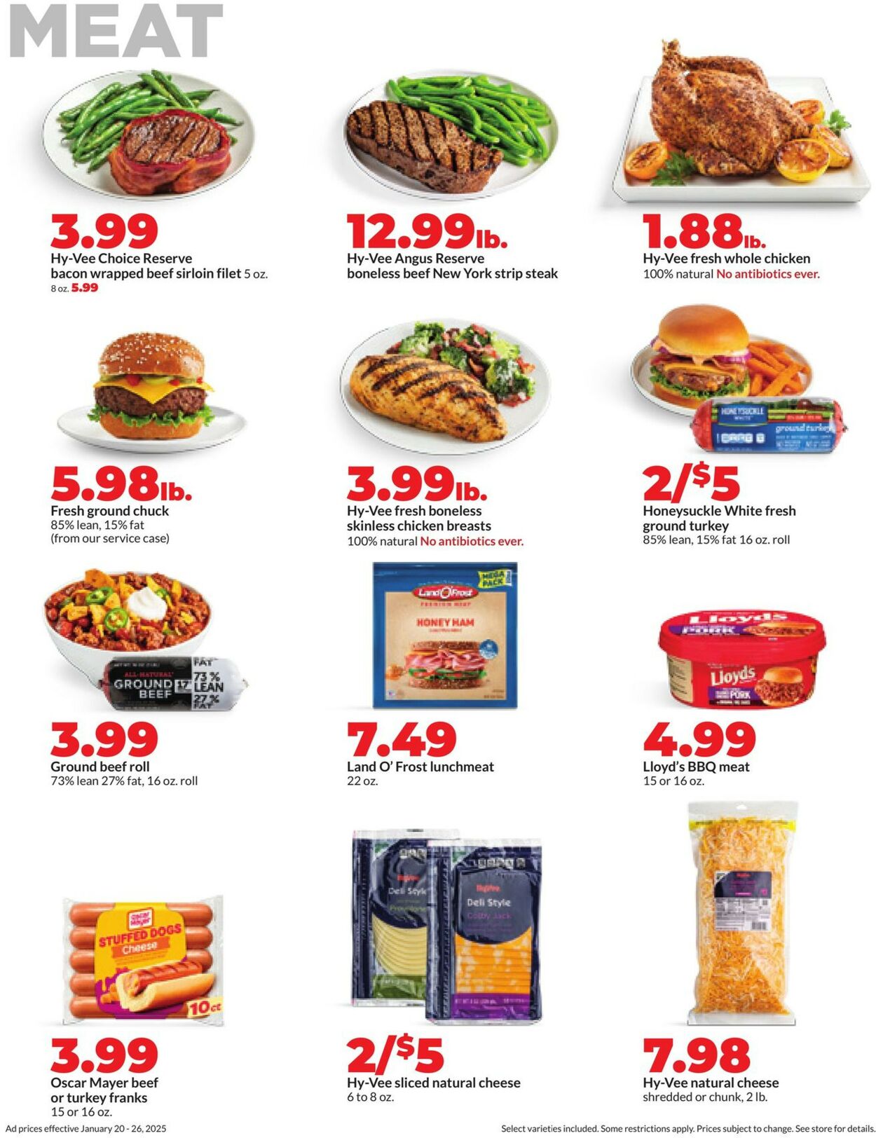 Catalogue HyVee from 01/20/2025