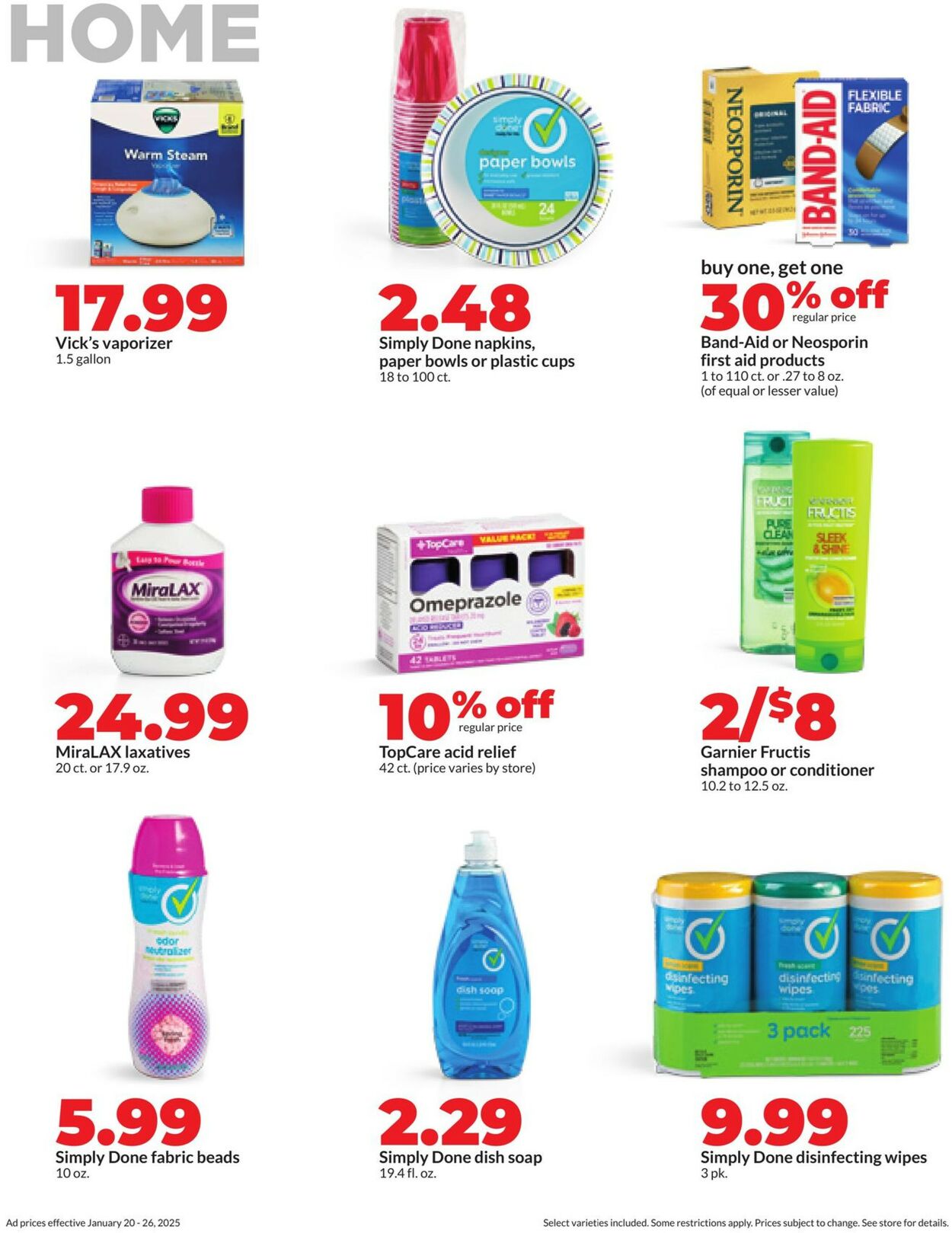 Catalogue HyVee from 01/20/2025