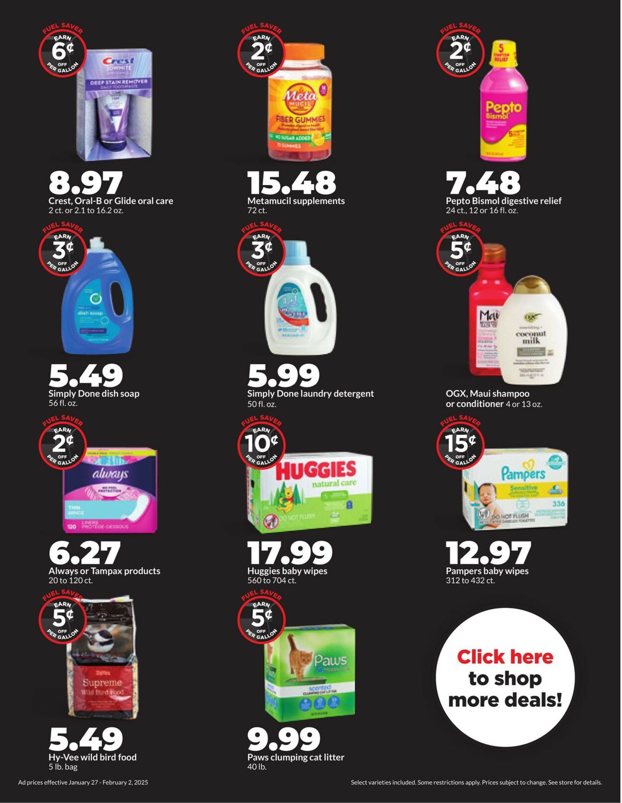 Catalogue HyVee from 01/27/2025