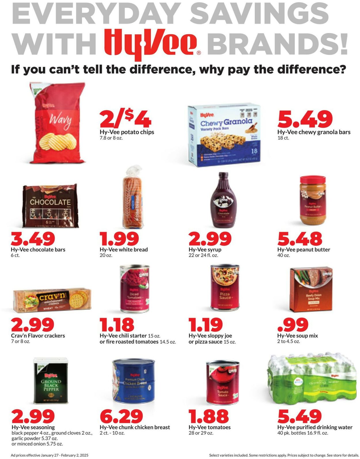 Catalogue HyVee from 01/27/2025