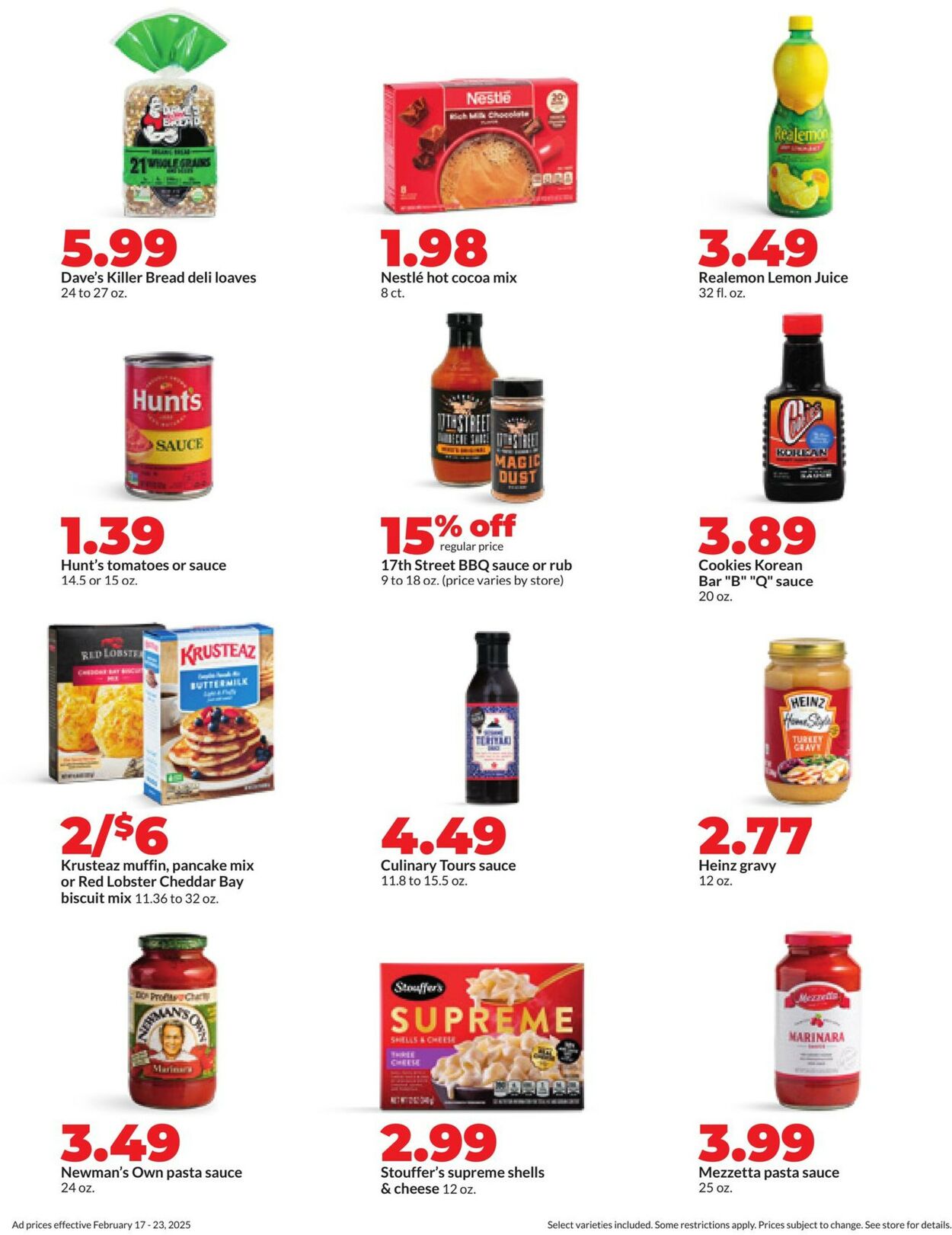 Catalogue HyVee from 02/17/2025