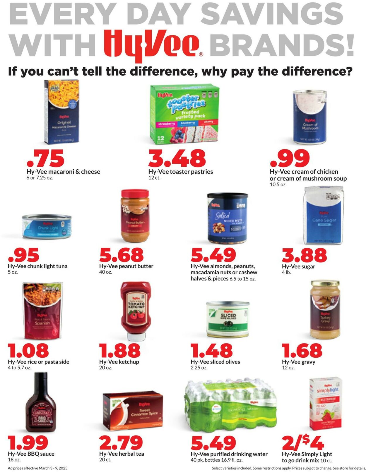 Catalogue HyVee from 03/03/2025