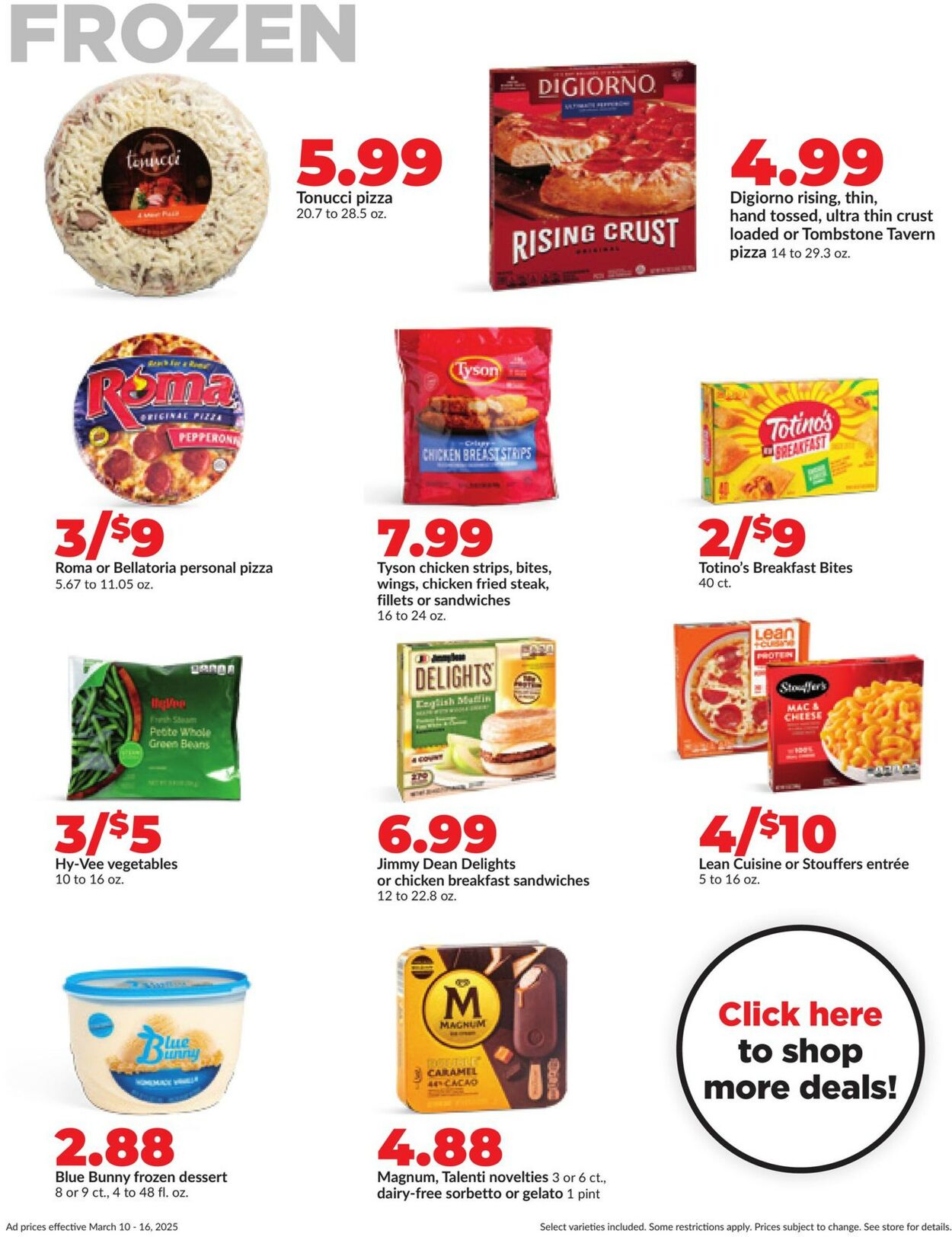 Catalogue HyVee from 03/10/2025