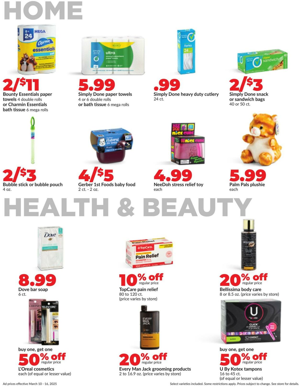 Catalogue HyVee from 03/10/2025