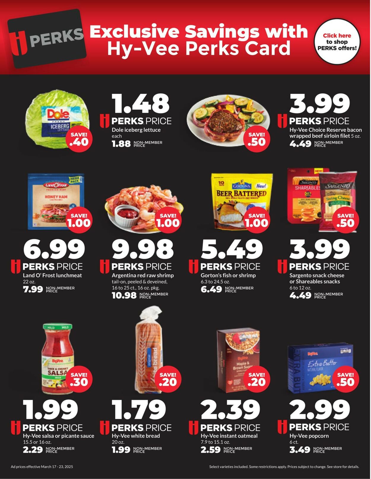 Catalogue HyVee from 03/17/2025