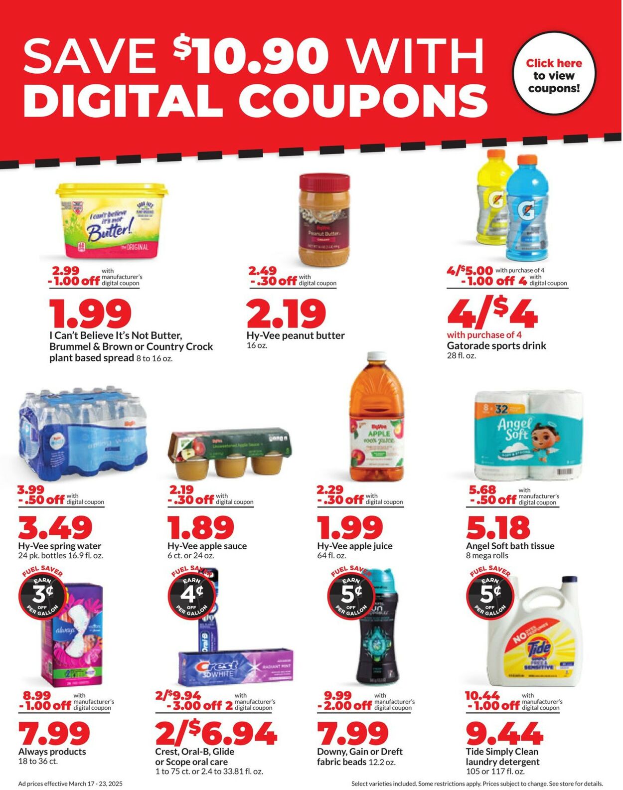 Catalogue HyVee from 03/17/2025