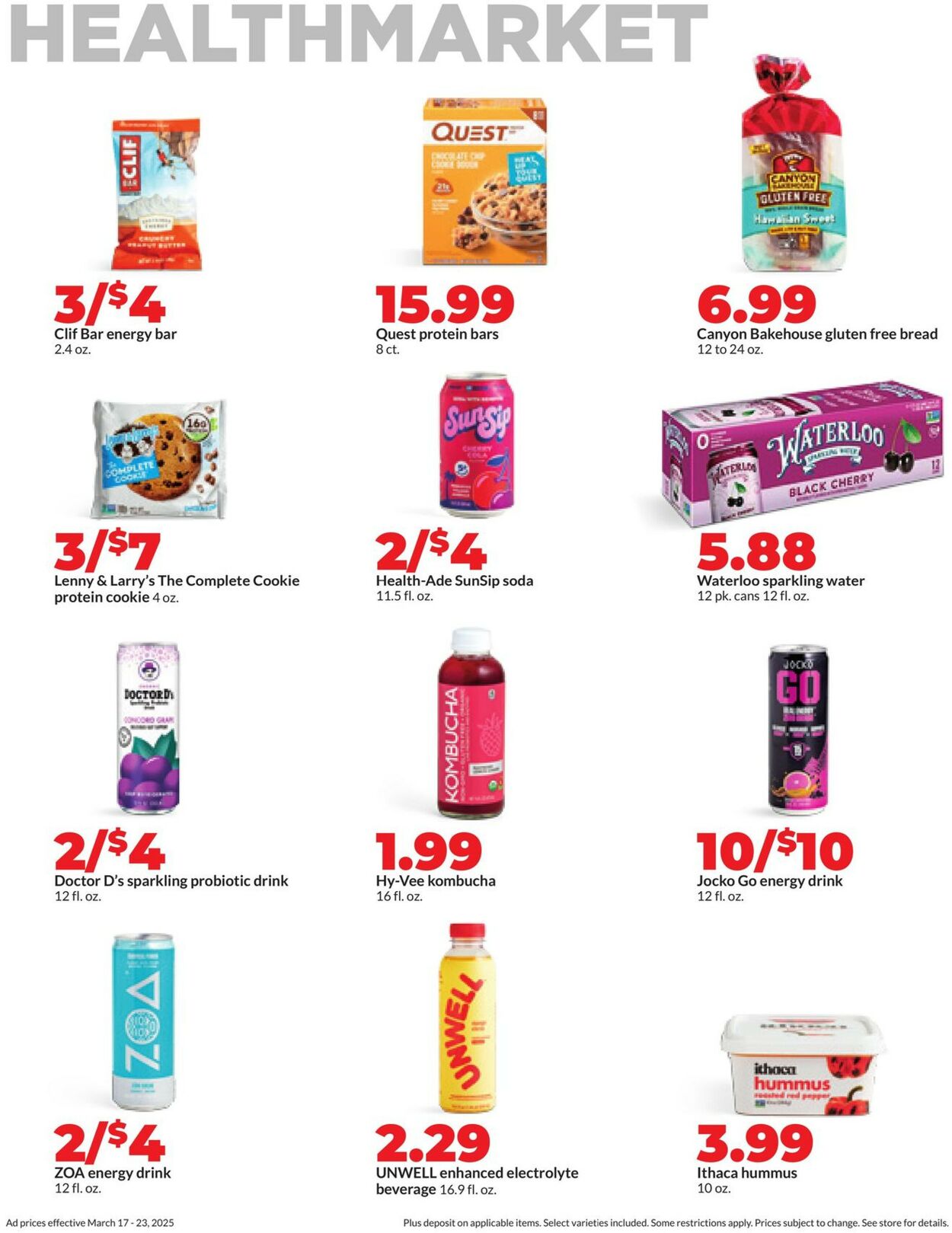 Catalogue HyVee from 03/17/2025