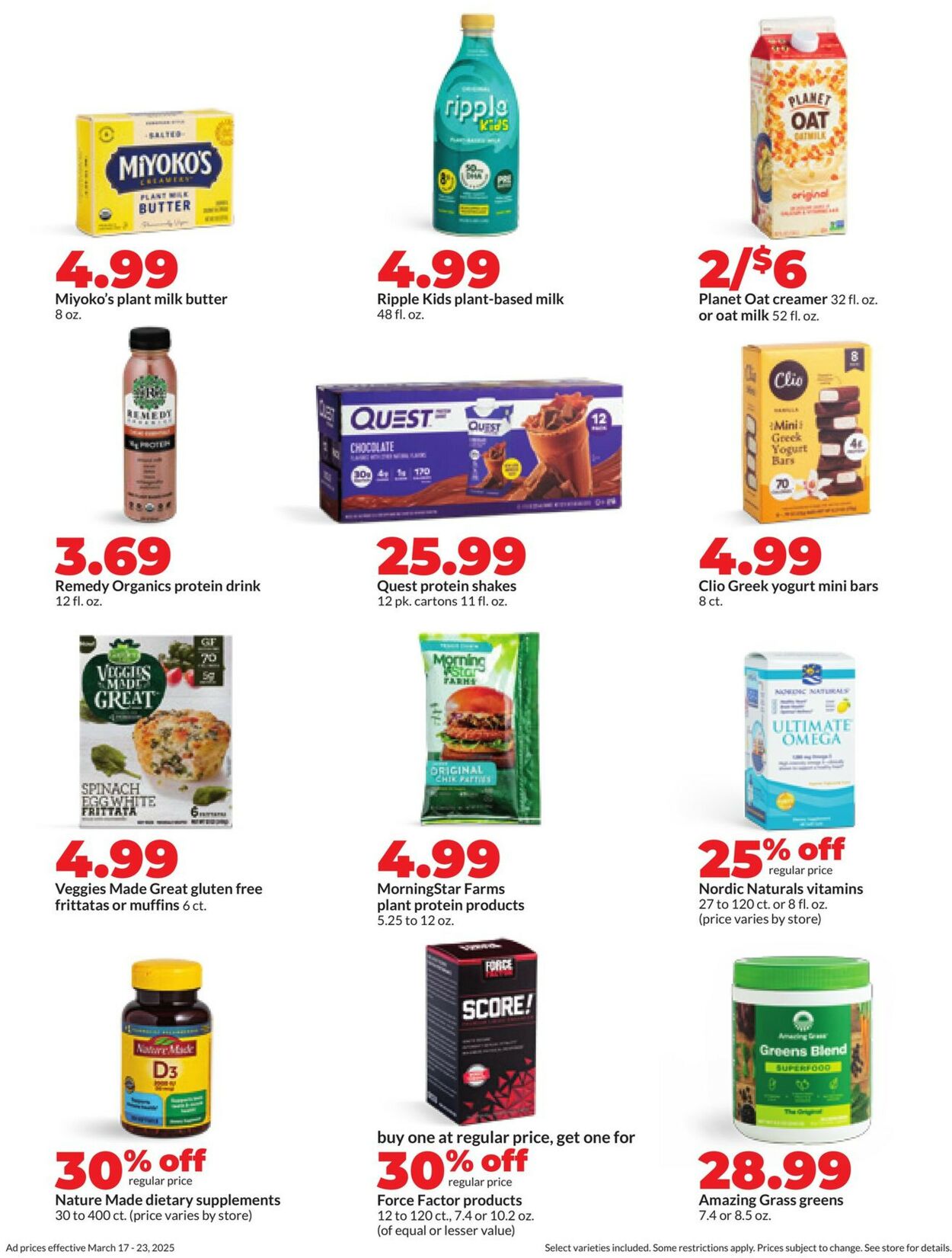 Catalogue HyVee from 03/17/2025