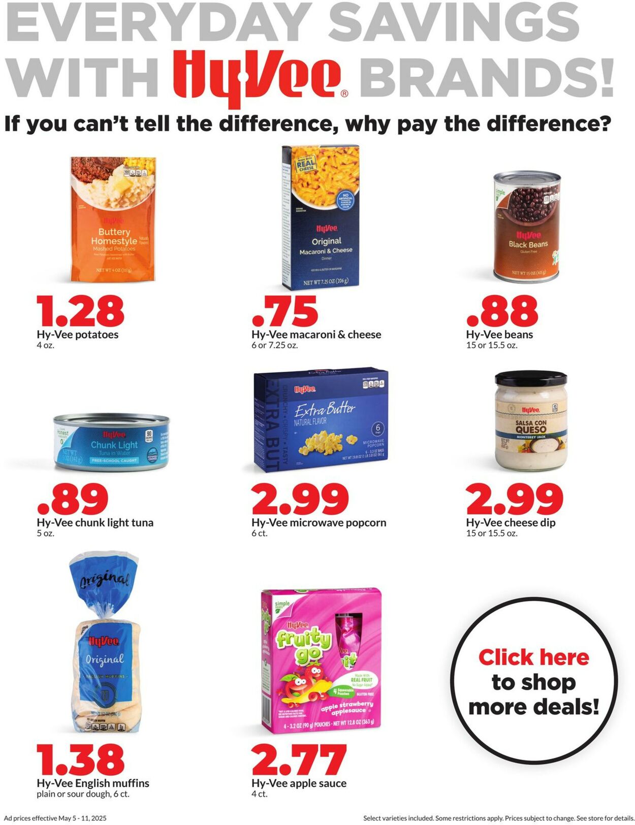Catalogue HyVee from 05/05/2025