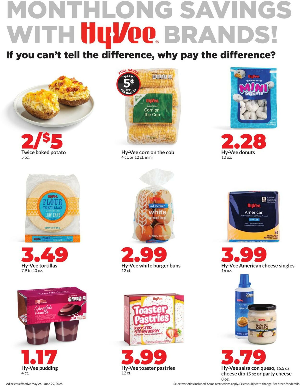 Catalogue HyVee from 05/26/2025