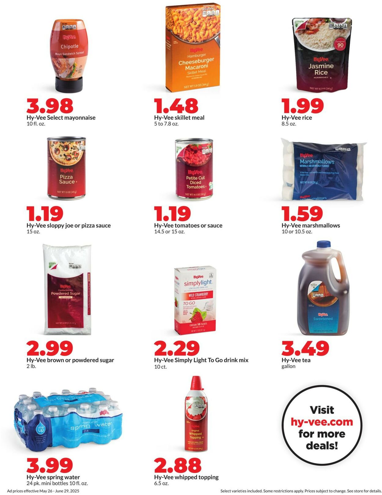 Catalogue HyVee from 05/26/2025