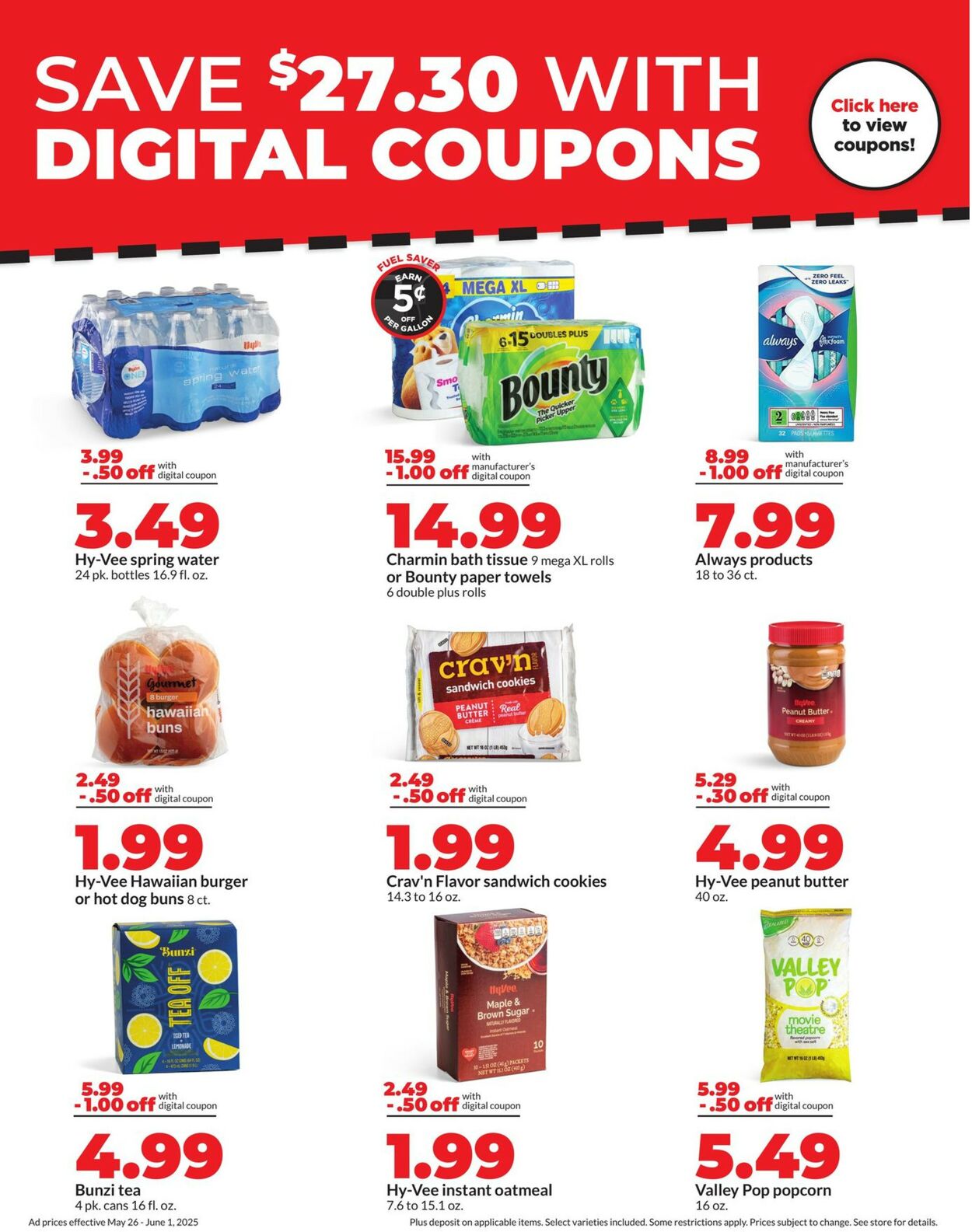 Catalogue HyVee from 05/26/2025