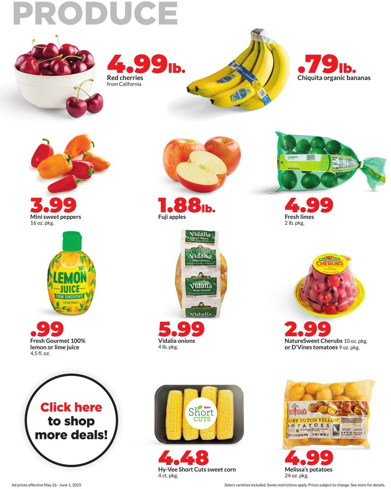 Catalogue HyVee from 05/26/2025