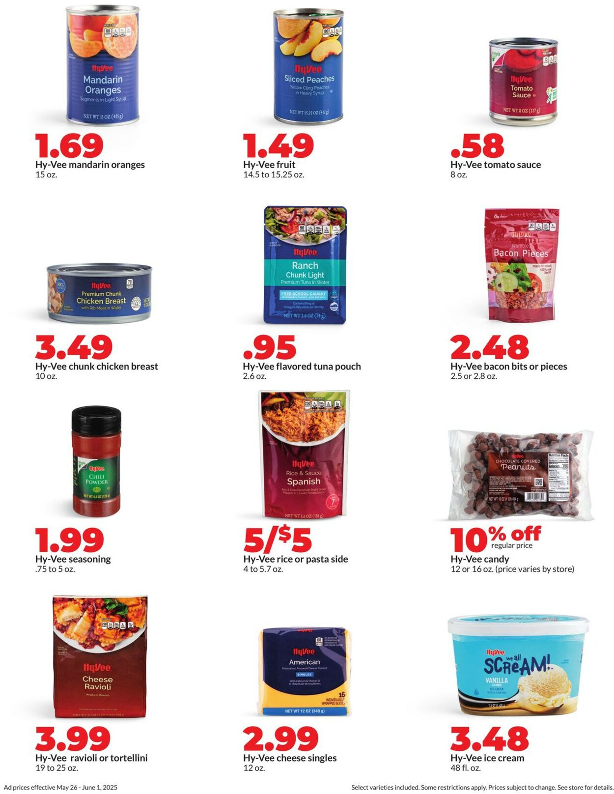 Catalogue HyVee from 05/26/2025