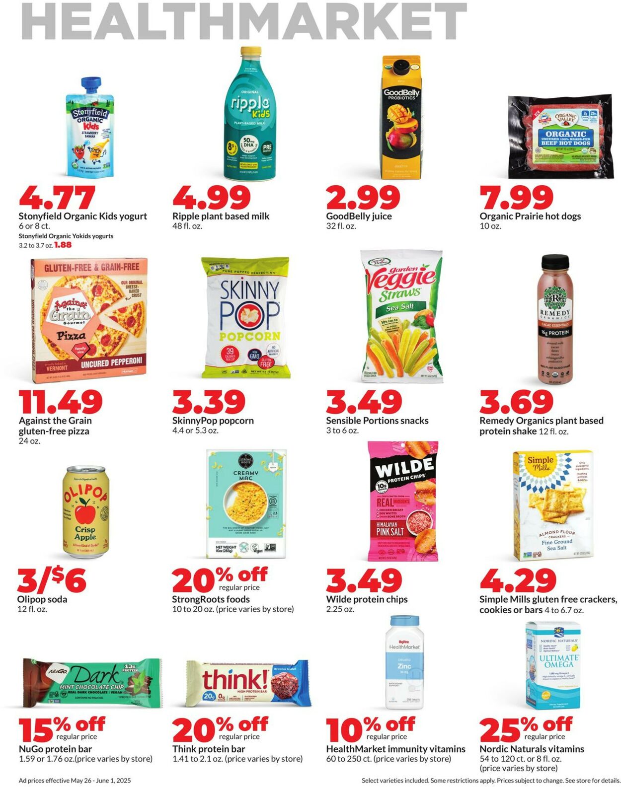 Catalogue HyVee from 05/26/2025