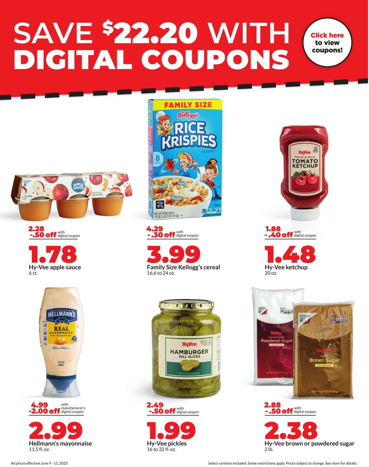Catalogue HyVee from 06/09/2025