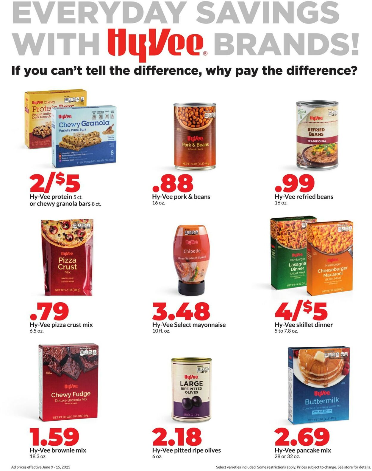 Catalogue HyVee from 06/09/2025