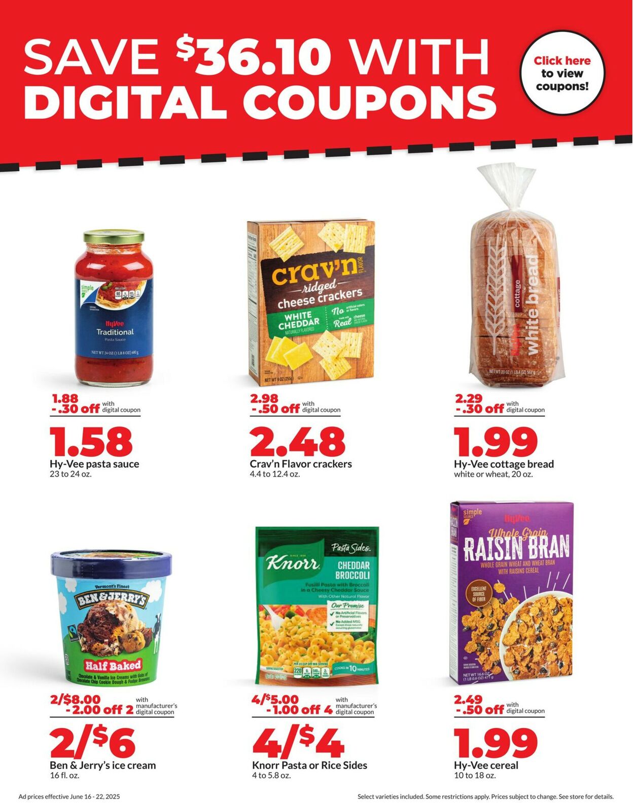 Catalogue HyVee from 06/16/2025