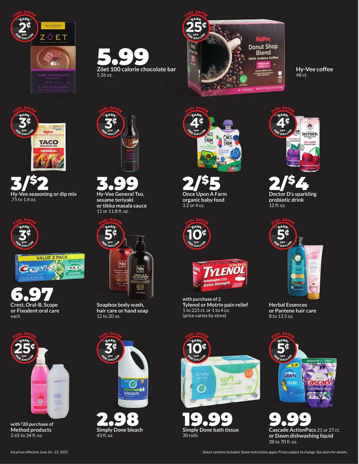 Catalogue HyVee from 06/16/2025