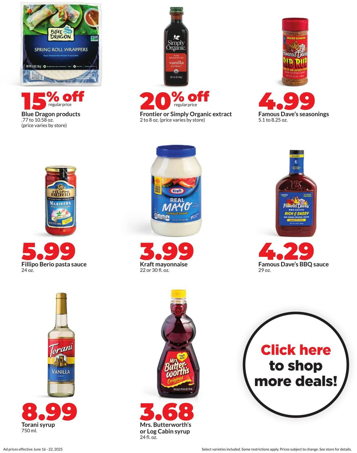 Catalogue HyVee from 06/16/2025