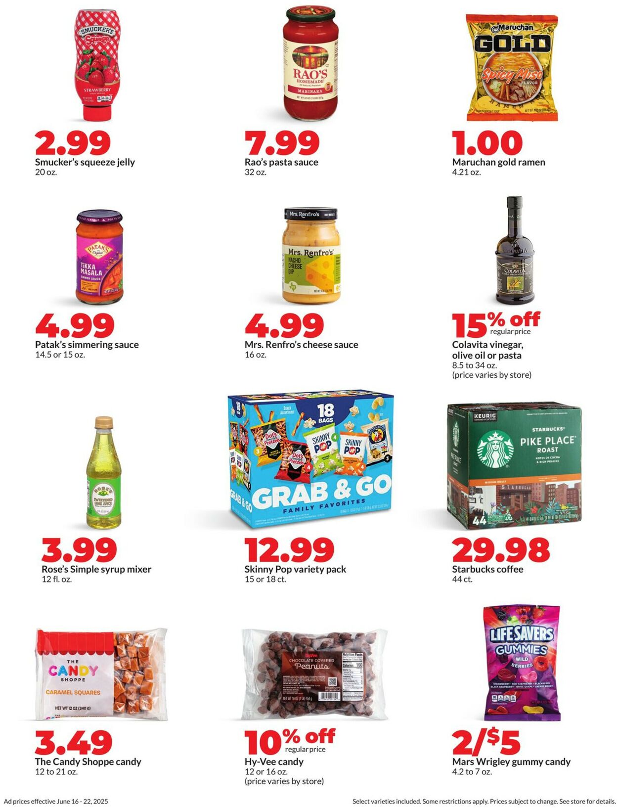 Catalogue HyVee from 06/16/2025